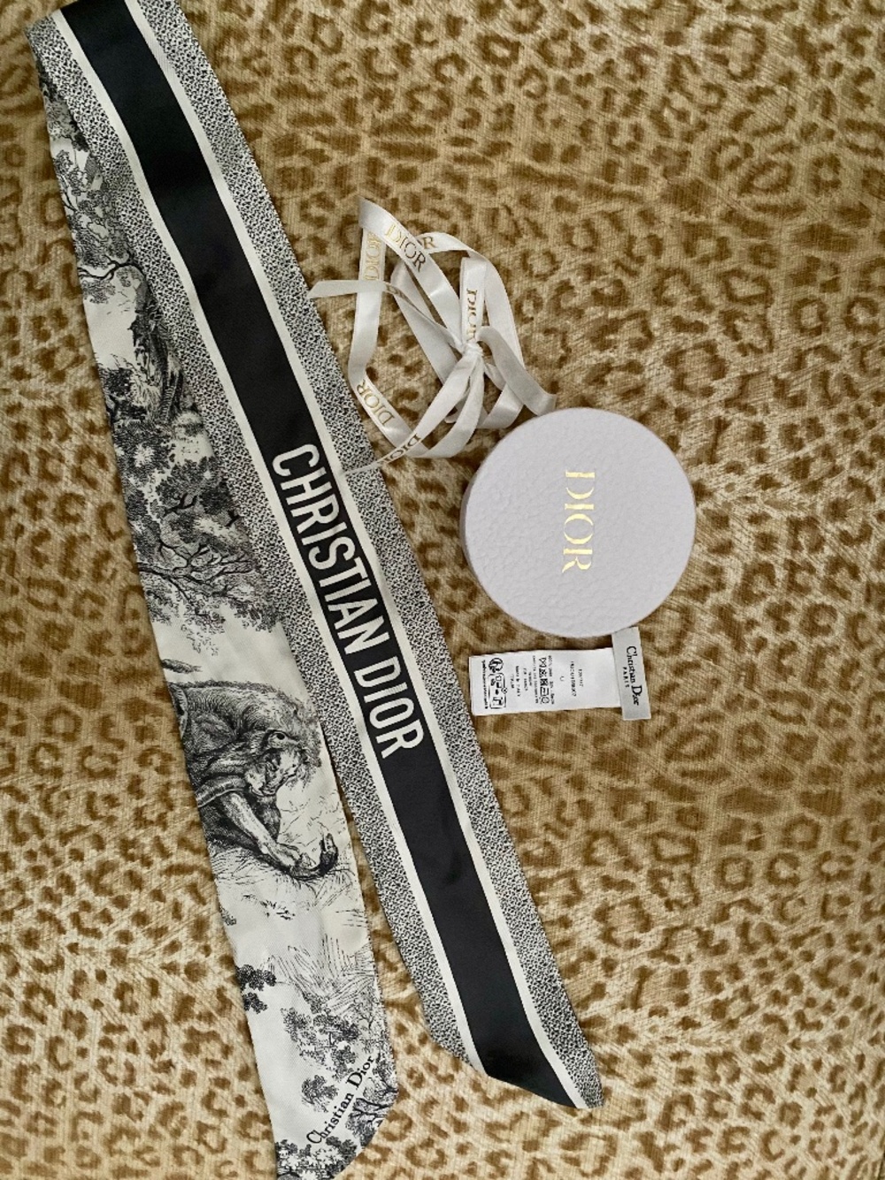 DIOR Toile de Jouy Sauvage Mitzah Scarf